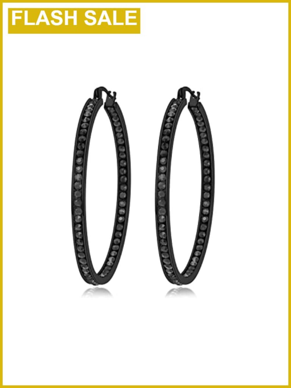 Stainless Steel Hoop Earrings Hypoallergenic 2 Inch